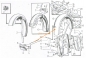 Preview: Schutzblech hinten, grundiert und silber pulverbeschichtet, Simson S50, S51, S70