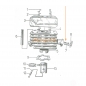 Preview: SET Normteile für Vergaserflansch, Simson KR51/1, KR51/2, S50, S51, S53, S70, S83, SR4-1, SR4-2, SR50, SR80, MS50, E930