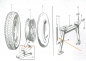 Preview: Ständerfeder, Zugfeder für Kippständer, Simson S50, S51, SR50, KR51, S70, SR4-1, SR4-2, SR4-3, SR4-4, SR2, Schikra