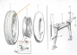 Preview: VEE RUBBER VRM 094, Reifen, Rollerreifen 3,00x12, Simson SR50, SD50