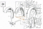 Preview: Lasche (Schutzblech hinten), Simson S50, S51, S70