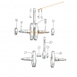 Preview: Hochleistungs-Nadellager, Nadelkranz 12x16x13 (versilbert), Simson S50, S51, S53, S70, SR50, KR51/2, MS50