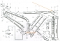 Preview: Schutzblechhalter hinten, Simson S50, S51, S70