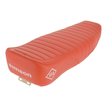 Sitzbank Rot (Strukturiert), Enduro-Sitzbank, Simson S51E, S70E