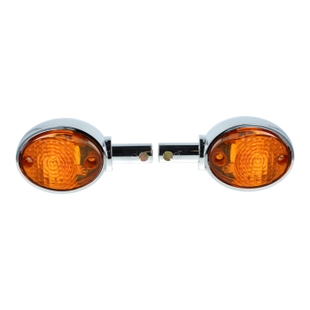 PAAR Blinker, Lenkerblinker (Chrom-Optik), Simson KR51/1, KR51/2, SR4-2, SR4-3, SR4-4