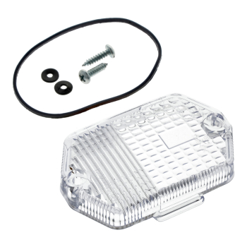 Blinkerkappe, Lichtaustritt, eckig (weiß), Simson SR50, SR80, ETZ