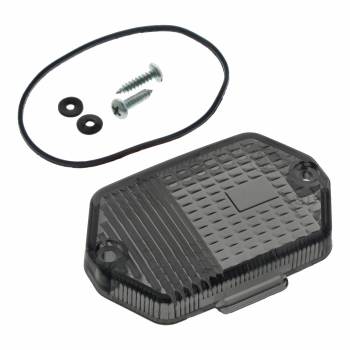 Blinkerkappe, Lichtaustritt, eckig (rauchgrau), Simson SR50, SR80, ETZ