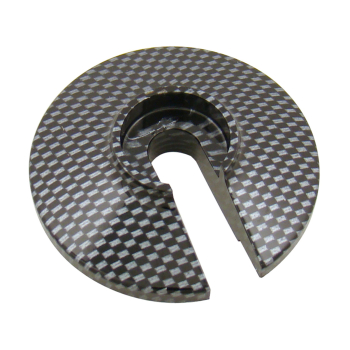 Steckscheibe, Stützring für Stoßdämpfer (carbon), Simson S51, S70