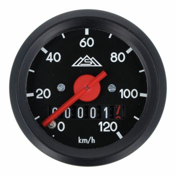 MMB Tacho, Tachometer mit Beleuchtung (120km/h), Simson S50