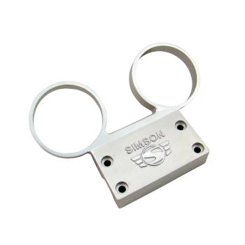 Armaturenträger für Tacho und Drehzahlmesser (silber), Simson S51, S70