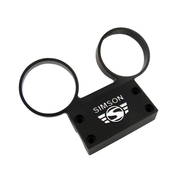 Armaturenträger für Tacho und Drehzahlmesser (schwarz), Simson S51, S70