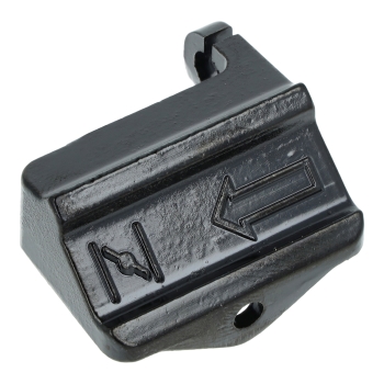 Starterzugwiderlager mit PFEIL Logo, Simson S51, S53, S70, S83, SR50, SR80