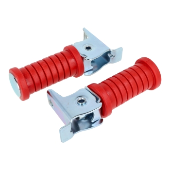 SET Soziusfußrasten (Rot), Simson S50, S51, S53, KR51, S70
