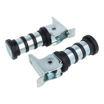 SET Soziusfußrasten, 3 Ringe (Schwarz), Simson S50, S51, S53, KR51, S70