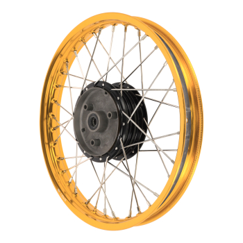 Speichenrad Alufelge 1,50x16 (Orange), Simson S50, S51, S53, KR50, KR51, SR4-1, SR4-2, SR4-3, SR4-4