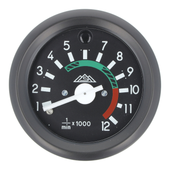 Drehzahlmesser bis 12000U/min, Ø60mm (schwarz), Simson S51, S70