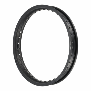 Alufelge 1,60x16 (Schwarz matt), Simson S50, S51, S70, KR51/1, KR51/2, S53, S83, SR4-2, SR4-3, SR4-4, DUO