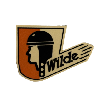 Klebefolie, Aufkleber für Helm "Wilde" (schräg)