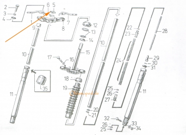Nutmutter M24x1,5, Simson S50, S51, S70 , S53, S83, SR50, SR80, SD50, MS50