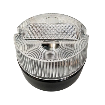 Rücklicht komplett, Bremsschlußleuchte Ø100mm (weiß), Simson KR51/1, S50