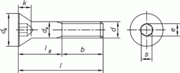 Senkschraube (M6x20), Simson S53