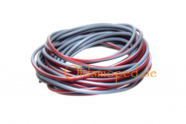 Kabel 1,5mm² (Grau/Rot)