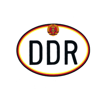 Klebefolie, Nostalgie Aufkleber "DDR" (100x70)