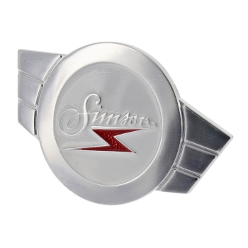 Warenzeichenplakette (silber), Simson KR51, SR4-2, SR4-3, SR4-4