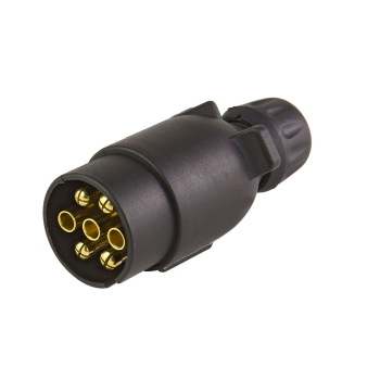 Stecker für Mopedanhänger, 7-polig (Kunstoff)