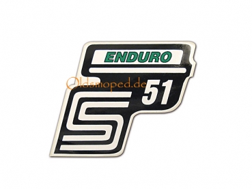 Schriftzug "S51 Enduro" (Grün)