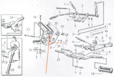 Anlaufbuchse, Abdeckung für Motorlager, Simson S50, S51, S53, S70, MS50