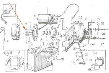 Freilaufträger (Anlasser), Simson SR50, SR80