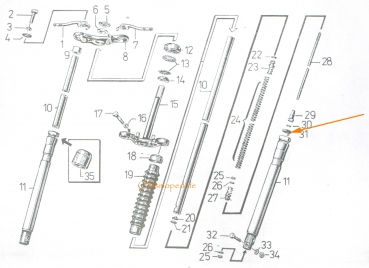 Wellendichtringe (30x40x7), Simson S50, S51, S70, S53, S83, SR50, SR80