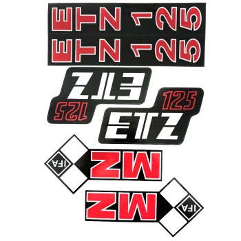 Aufkleber-Set, MZ ETZ125