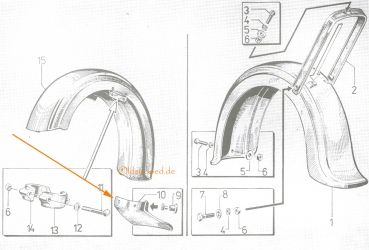 Schmutzschutz, Simson SR50, SD50