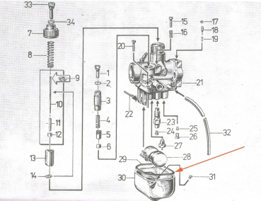 BVF Vergaserdichtung (Gummi), Simson S50, S51, S53, S70, SR4-2, SR4-3, SR4-4, KR51, SR50