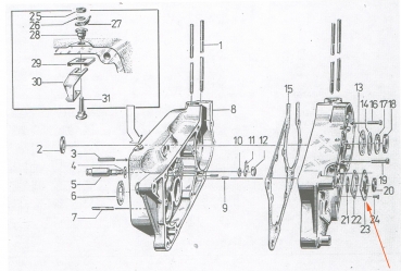 Dichtkappe, Simson S51, KR51/2, SR50, S53, S70, MS50