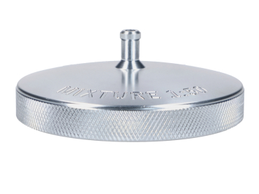 Preview: CNC Tankdeckel, Aluminium mit Entlüftung (silber), Simson S50, S51, S53, S70, S83, SR50, SR80, KR51, SR4-