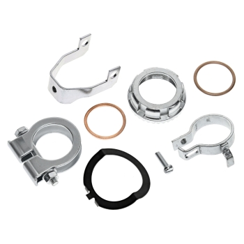 SET Krümmermutter mit Sicherungsschelle, Simson Enduro S51E, S70E