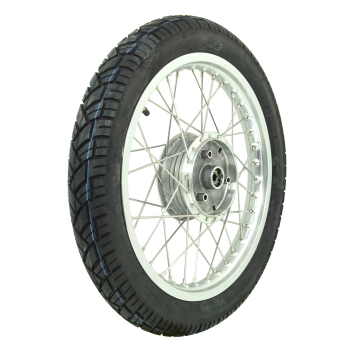 Komplettrad, Alufelge (vorn) 1,50x16 mit VRM094, Simson S50, S51, S53, DUO, KR51, SR4-2, SR4-3, SR4-4