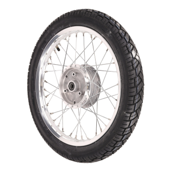 Komplettrad, Alufelge (vorn) 1,60x16 mit VRM094, Simson S50, S51, S53, S70, KR51, SR4-