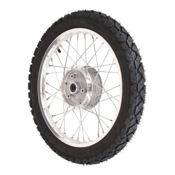 Winter-Komplettrad (vorn), Alufelge 1,50x16, Simson S50, S51, S53, S70, KR51