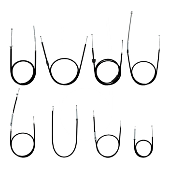 Bowdenzugsatz (schwarz), Simson KR51 mit Handschaltung