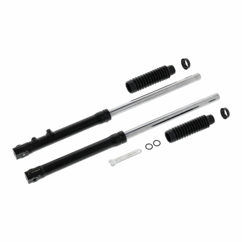 Telegabelholme für Scheibenbremse (schwarz seidenmatt), Simson S53, S83, MS50