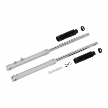 Telegabelholme für Scheibenbremse (silber seidenmatt), Simson S53, S83, MS50