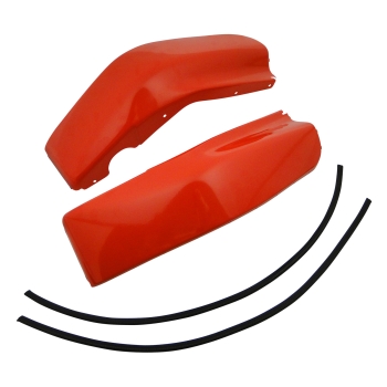 SET Kniebleche, Beinschutz (rot), Simson SR50, SD50, SR80