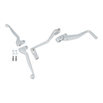 Styling-Set Anbauteile (Silber-matt), Simson S50, S51, S53, S70