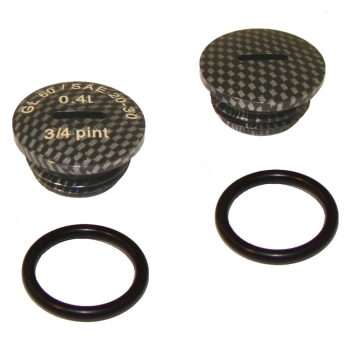 SET ALU Verschlußschrauben (Carbon), Simson S51, SR50, KR51/2, S53, S70, SD50, MS50