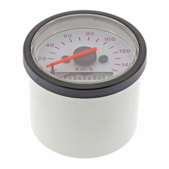 Tachometer Facomsa, Anzeige weiß/rot, 150 km/h, Simson RS125