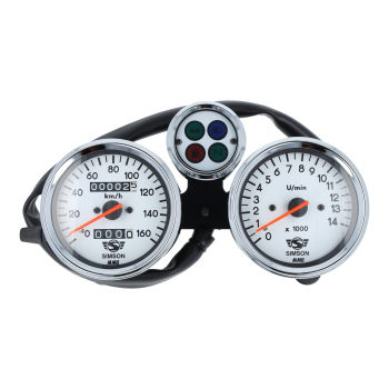 Kombiinstrument, Tachometer, Anzeigeeinheit, Simson Schikra